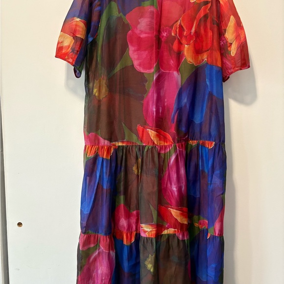 Ted Baker MIRU Floral Print Midi Dress - Picture 7 of 9